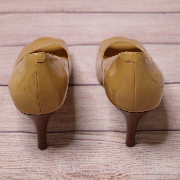 Cole Haan Nike Air Nude Peep Toe Heels - Picture 9 of 14